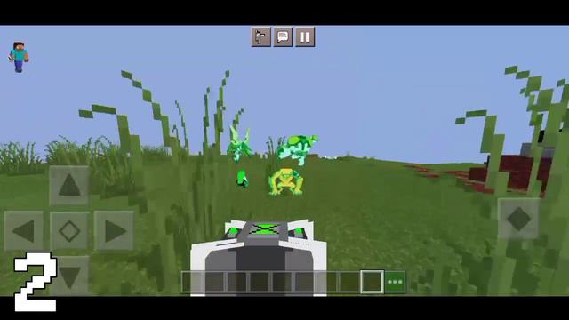 Топ 2 мода на Бен 10 в Майнкрафт BedrockEdition 1.17+