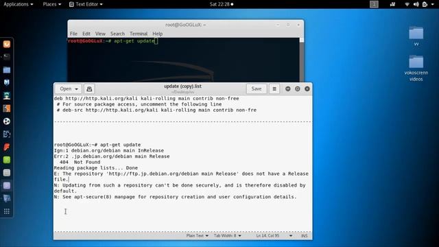 Comment Résoudre les problémes kali linux apt get update 2019 ►Tuto Fr смотреть онлайн