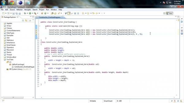 Constructor Overloading in Java