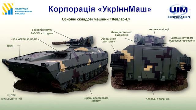 Новая Украинская Легкая БМП "Кевлар-Е" от компании "УкрИннМаш" смотреть онлайн