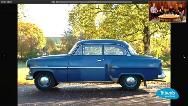Bilweb Auctions Talks - Opel Olympia Rekord 1,5 — 1956