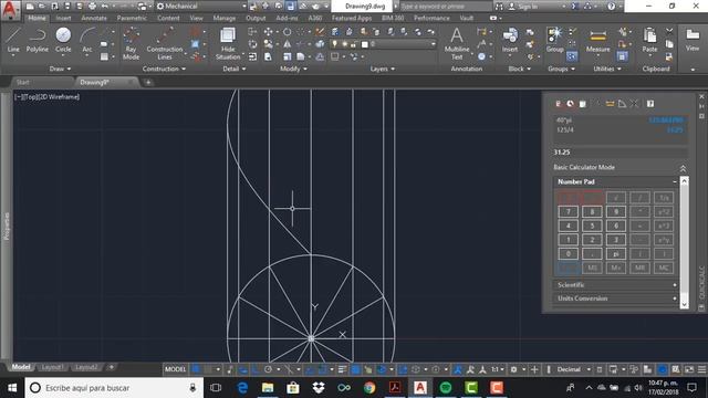 Sinusoide en Autocad Mechanical смотреть онлайн