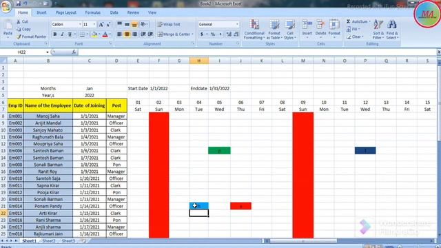 attendance sheet for employees in excel format 2022, attendance sheet for employees in excel смотреть онлайн