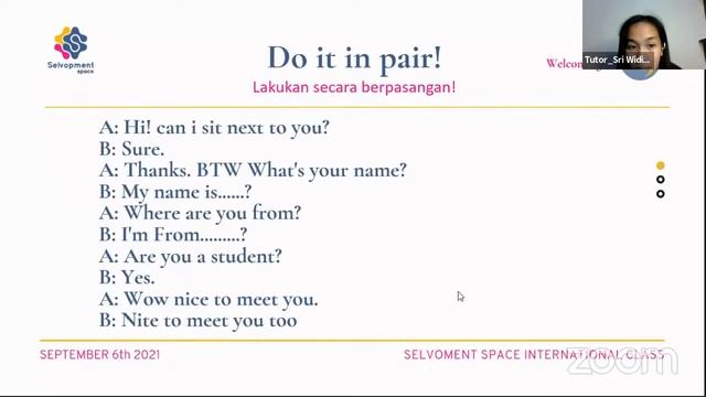Selvopment International Class "English" Hari Pertama смотреть онлайн