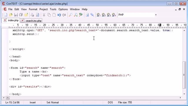 177 Auto Suggest Application Part 3 PHP Tutorials смотреть онлайн