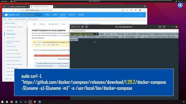 How to install Docker Compose in Ubuntu | Docker смотреть онлайн