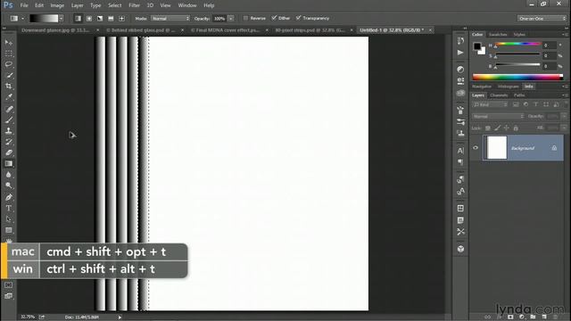 Photoshop Tutorial - Fragmenting a photo through ribbed glass смотреть онлайн