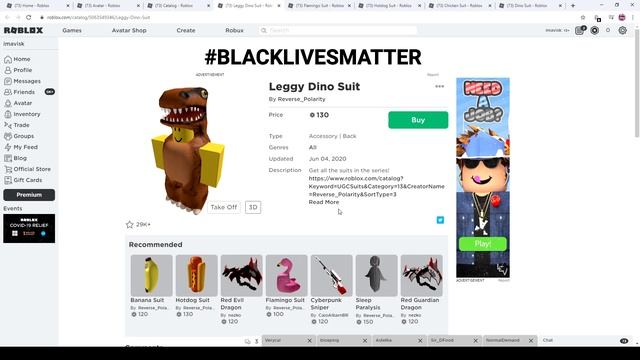 Roblox Body Suit Trend... смотреть онлайн