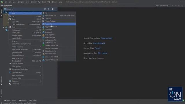 Урок 74 Создаём проект в PyCharm смотреть онлайн