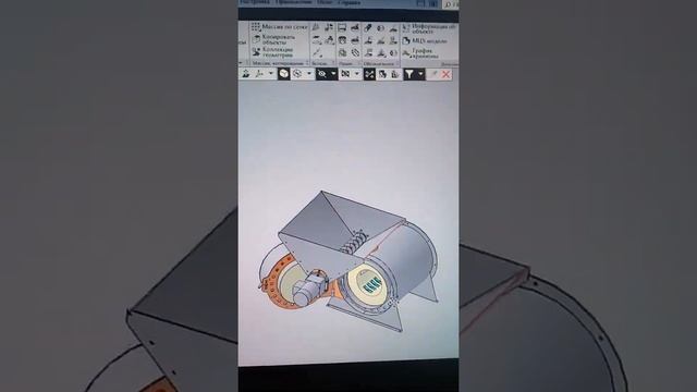 +79027174382 Вихревая горелка 3Д модель 200Квт. Изготовлю в металле. смотреть онлайн