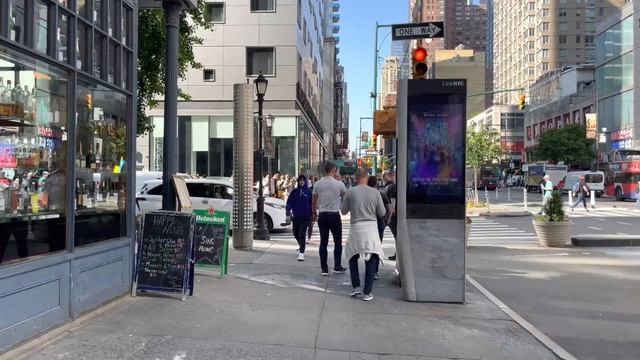 New York 4k Walking Tour - Manhattan Virtual Walk - USA NYC