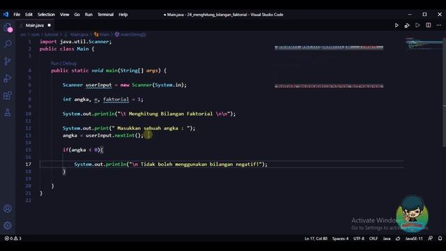 Menghitung Bilangan Faktorial di Java смотреть онлайн