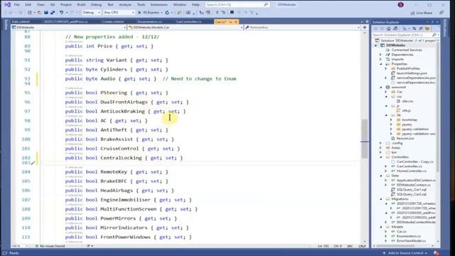 Video 16 net Core 5 MVC Adding new properties using EF – Add Migration and Update Database methods смотреть онлайн