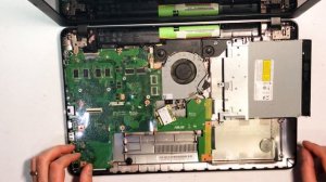 Как разобрать ноутбук Asus X540S для чистки от пыли