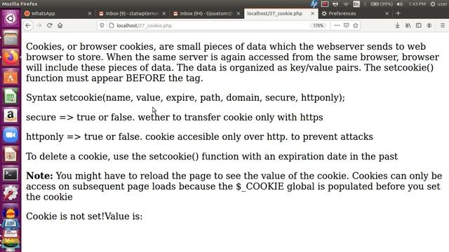 S5 CT Web Programing class 24: M3: Cookie PHP смотреть онлайн