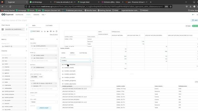 Haciendo tablas en el Apache Superset смотреть онлайн