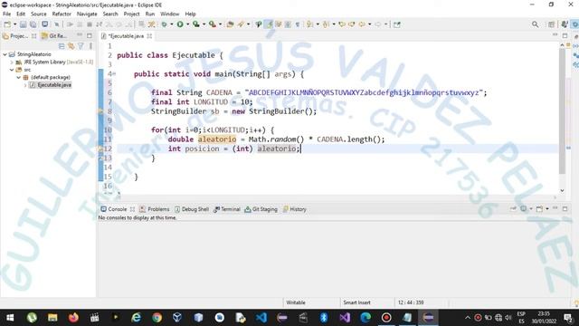 JAVA - GENERANDO UN STRING ALEATORIO EN JAVA смотреть онлайн