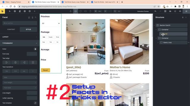How to create filters for Bricks Query Loop - Piotnet Grid Facet for Bricks смотреть онлайн
