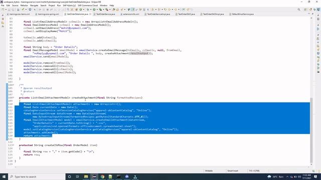 CronJob SAP Hybris | Email with Attachment SAP Hybris | Hybris Tutorials for Beginners Part-12 смотреть онлайн