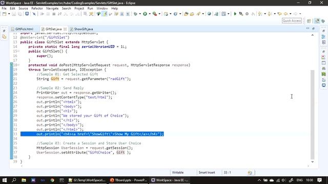 HttpSession Attributes Part 2 Demo | JavaEE Wildfly Servlet Tutorial #19 смотреть онлайн