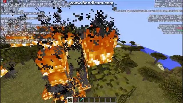 Intel Core i7-5500u (Minecraft) Short Benchmark смотреть онлайн