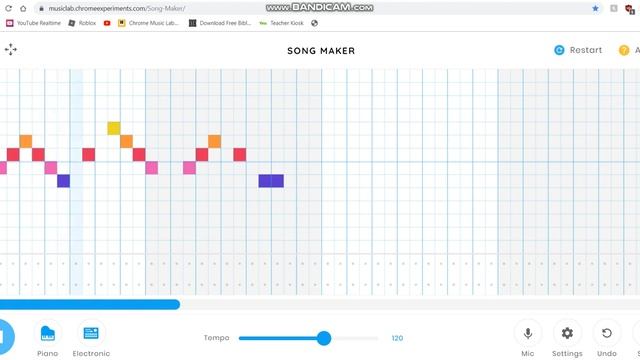 Making TETRIS team on Chrome Music Lab - Song Maker смотреть онлайн