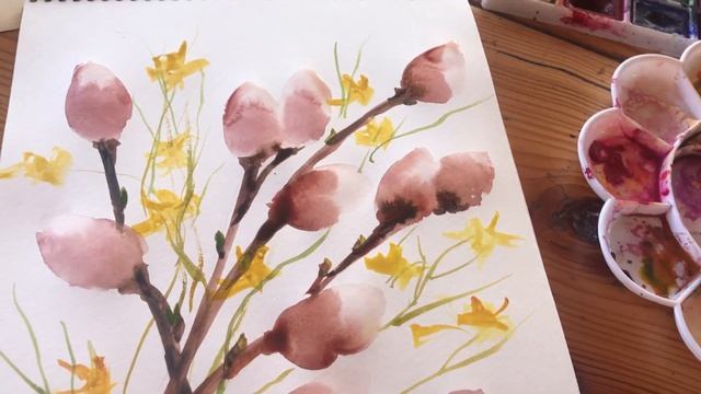 Уроки рисования для детей и взрослых. Котоверба. Как рисовать котиков. Букет котов. смотреть онлайн