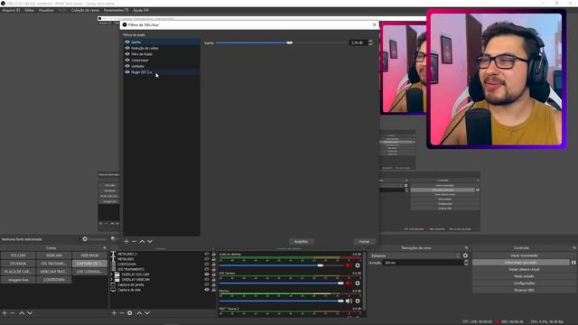 COMO MELHORAR O SOM DO MICROFONE UTILIZANDO O OBS STUDIO - FICA IGUAL DE PODCAST - GRATIS 2023 смотреть онлайн