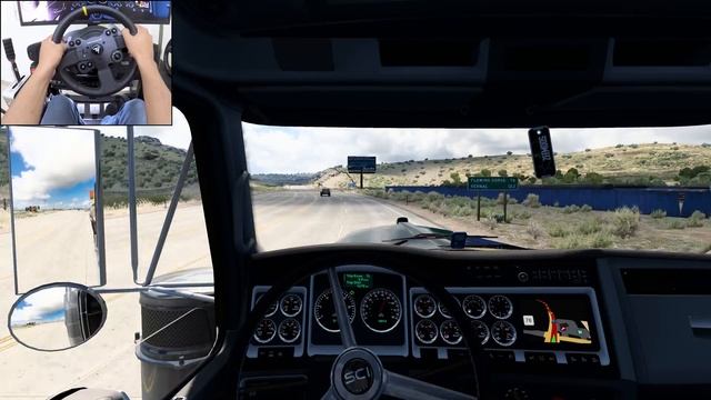Straight Piped Kenworth W900 - American Truck Simulator | Thrustmaster TX смотреть онлайн