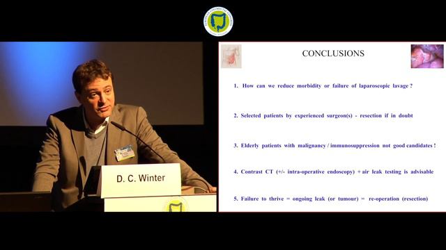 Desmond Winter on "Operative strategies for acute diverticular peritonitis" смотреть онлайн
