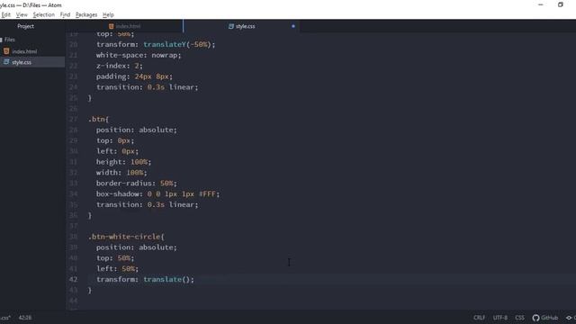 Button With Creative Hover Animation Using Html And Css Only | How To Design Animated Button In Htm смотреть онлайн