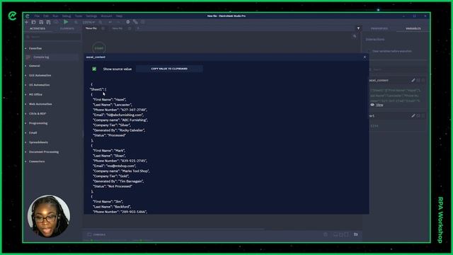 Rock your world with RPA and JSON tutorial: variables, data types, and more!? Tech Tip смотреть онлайн