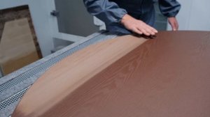 Открытопористая отделка массива дуба с полиуретановыми материалами Brant