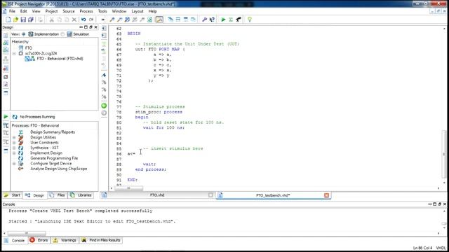 [second step on ISE design suite(VHDL)] How to adding a test bench to a project смотреть онлайн