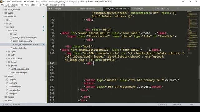 Laravel 10 Full Course | #19 Admin Profile & Image Update Part 3 смотреть онлайн