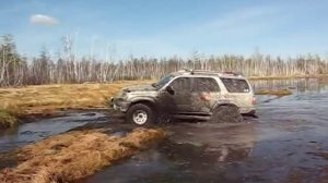 Surf 185 + 35 cooper discoverer muddin сурф 35 колеса и грязь
