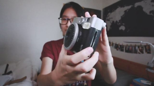 my first instant camera // instax mini 90 NEO Classic unboxing смотреть онлайн