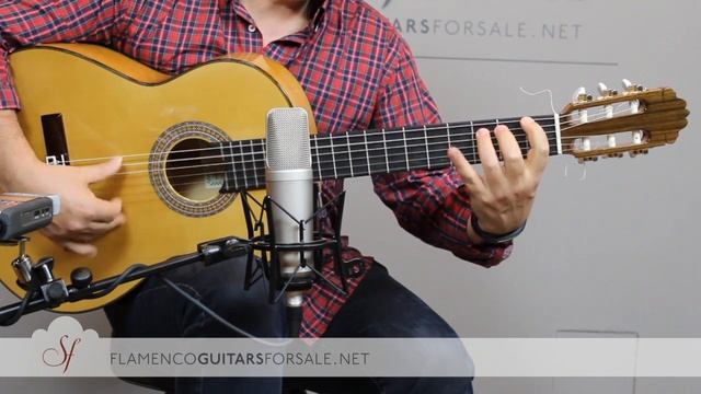 VIDEO TEST: Hnos. Sanchis López "Soleá" 2016 flamenco guitar for sale смотреть онлайн
