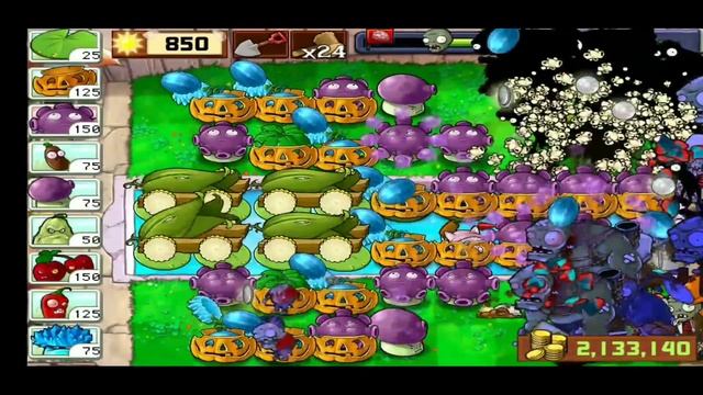 Plants vs Zombies Last Stand Endless 1 - 50 Flags смотреть онлайн