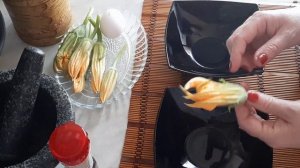 ЦВЕТЫ ЦУКИНИ,КАК ПРИГОТОВИТЬ.