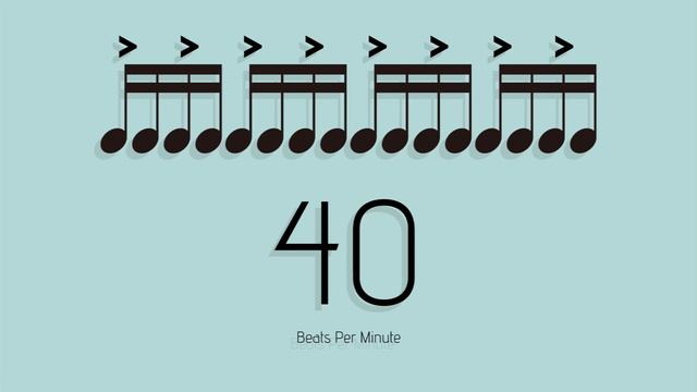 BPM = 40　メトロノーム - metronome - 16分 アクセント2-5 смотреть онлайн