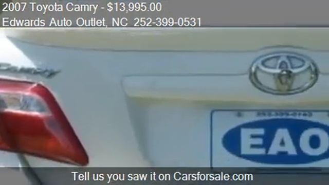 2007 Toyota Camry SE 5-Spd AT - for sale in Wilson, NC 27893 смотреть онлайн
