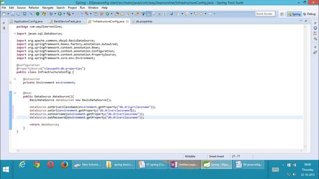 spring mvc basics[09 java configuration] смотреть онлайн