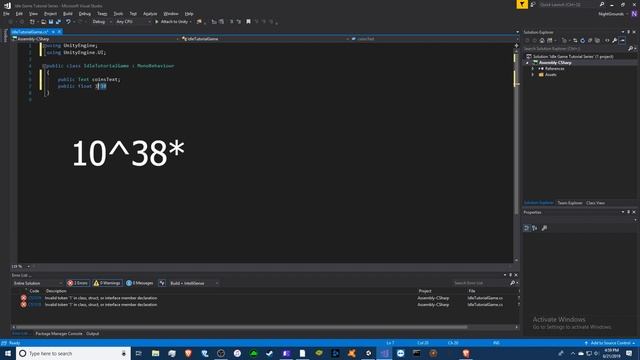 UNITY C# BASICS! - Unity C# Idle Game Tutorial Series (Ep.1) [2020] смотреть онлайн