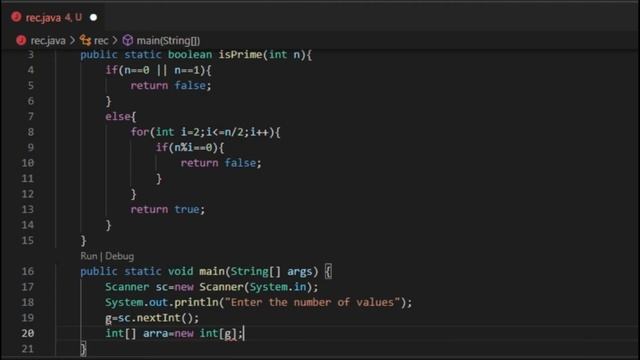 Java/Problem 3 : Print prime values at prime indexes (New Method) смотреть онлайн
