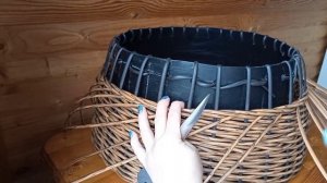 МК узор цепочка из ротанга