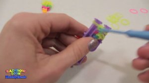 Мороженое из резинок на рогатке. Ice Сream Rainbow Loom Bands DIY