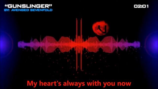 AVENGED SEVENFOLD "Gunslinger" ( Lyrics ) Visualizer Audio React смотреть онлайн