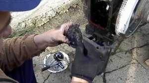 масленый фильтр мотоблока Зубр 15 лс, не ленитесь почистеть