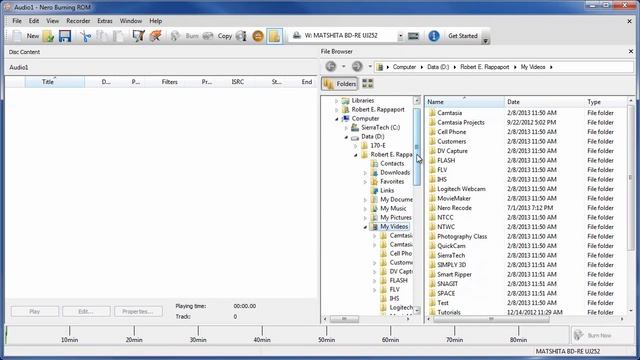 Burn Audio CD from MP3 or Wav File Recording With Nero Burning ROM 12 смотреть онлайн